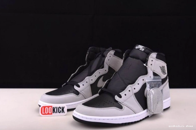 Rep White Light High Black Smoke 555088-035 Retro Air 1 Grey Jordan 0708